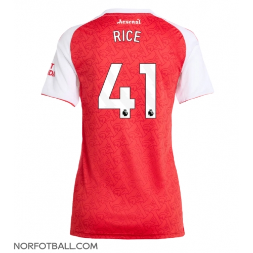 Billige Fotballdrakt Arsenal Declan Rice #41 Replika Hjemmedrakt Dame 2025-26 Kortermet Billige Fotballdrakt Arsenal Declan Rice #41 Replika Hjemmedrakt Dame 2025-26 Kortermet